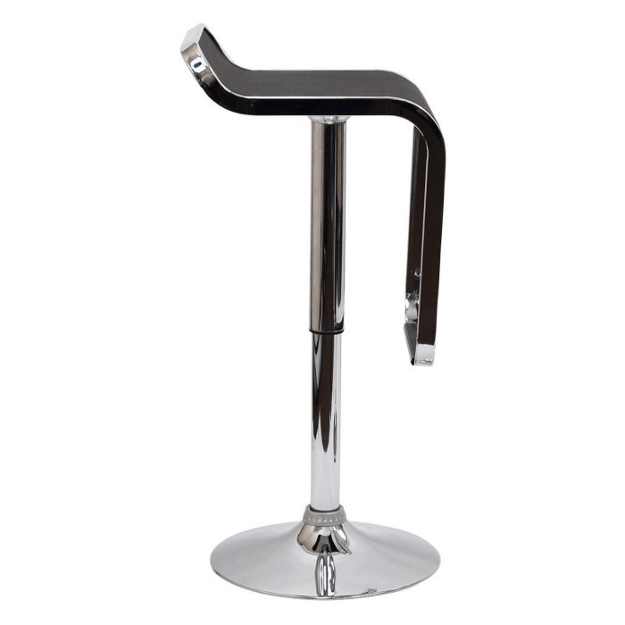 Set of 2 height-adjustable faux leather bar stools | Woltu.eu